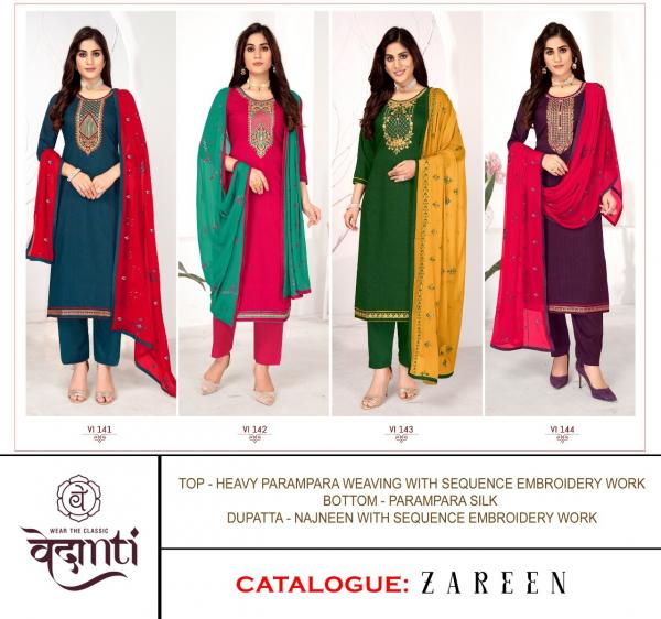 Vedanti Zareen Designer Festive Wear Suits Collection